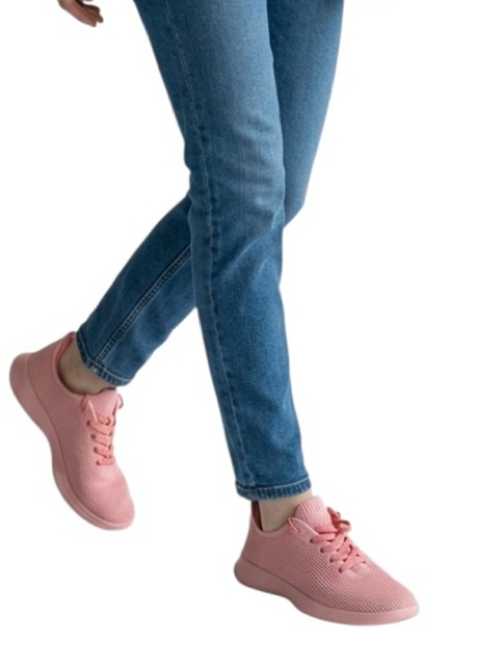 VIVAIA Women’s Urban Mesh Pink Knit Sneakers